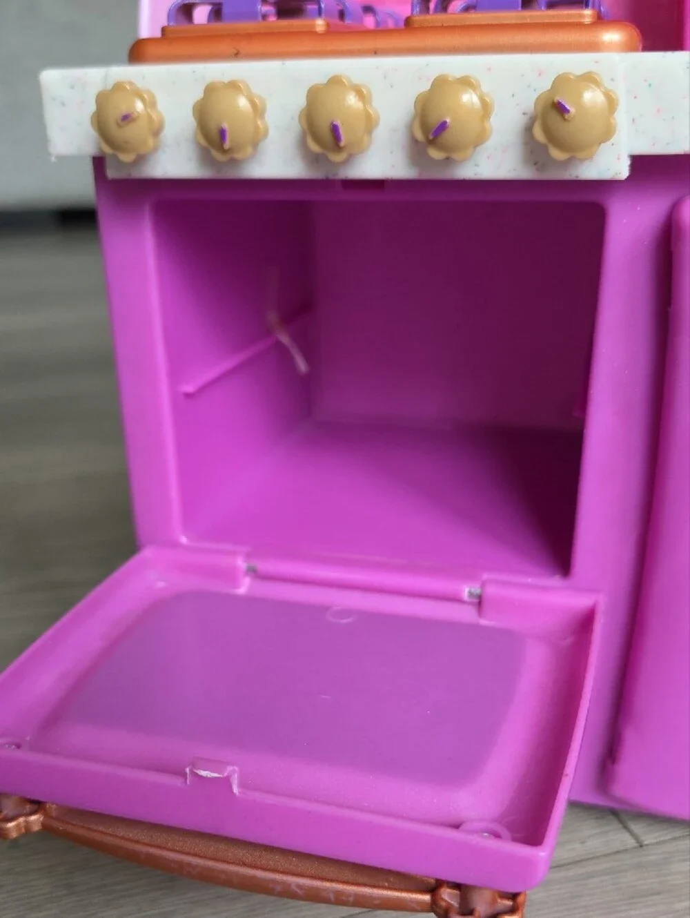 Our Generation Gourmet Kitchen (Lilac) playset designed for 18-inch dolls, Used